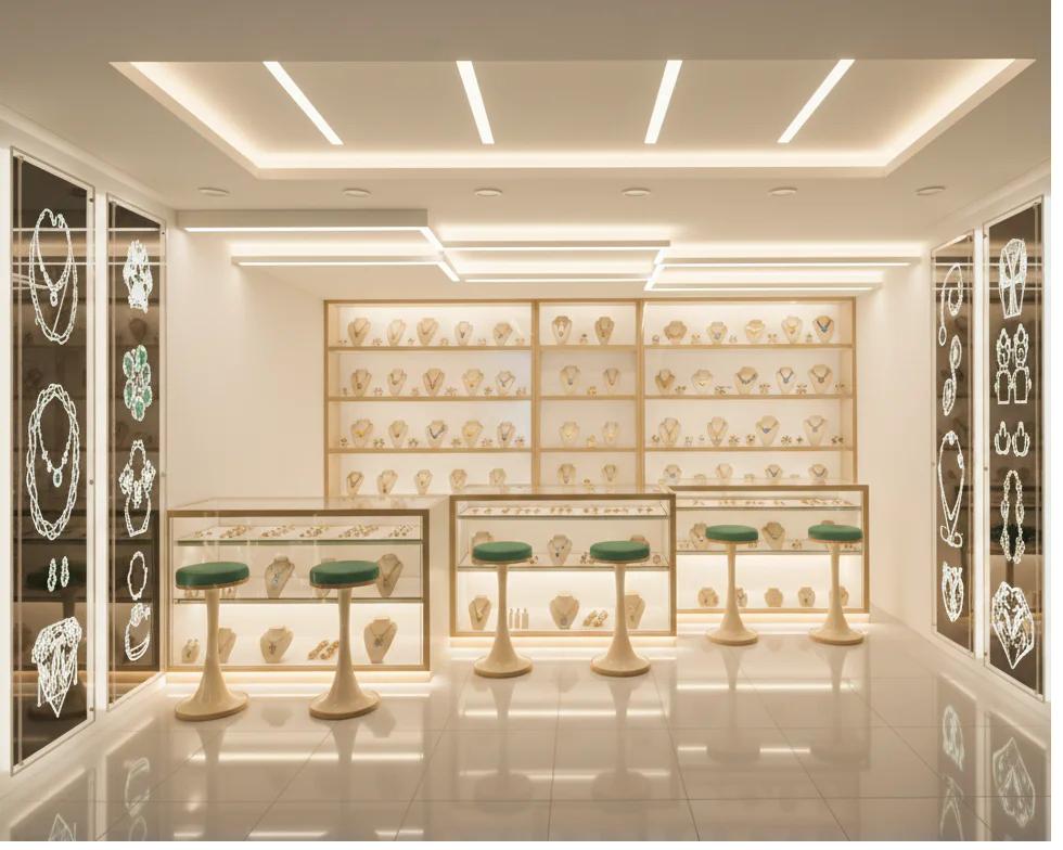 Aurua jewel retail shop luxury interior