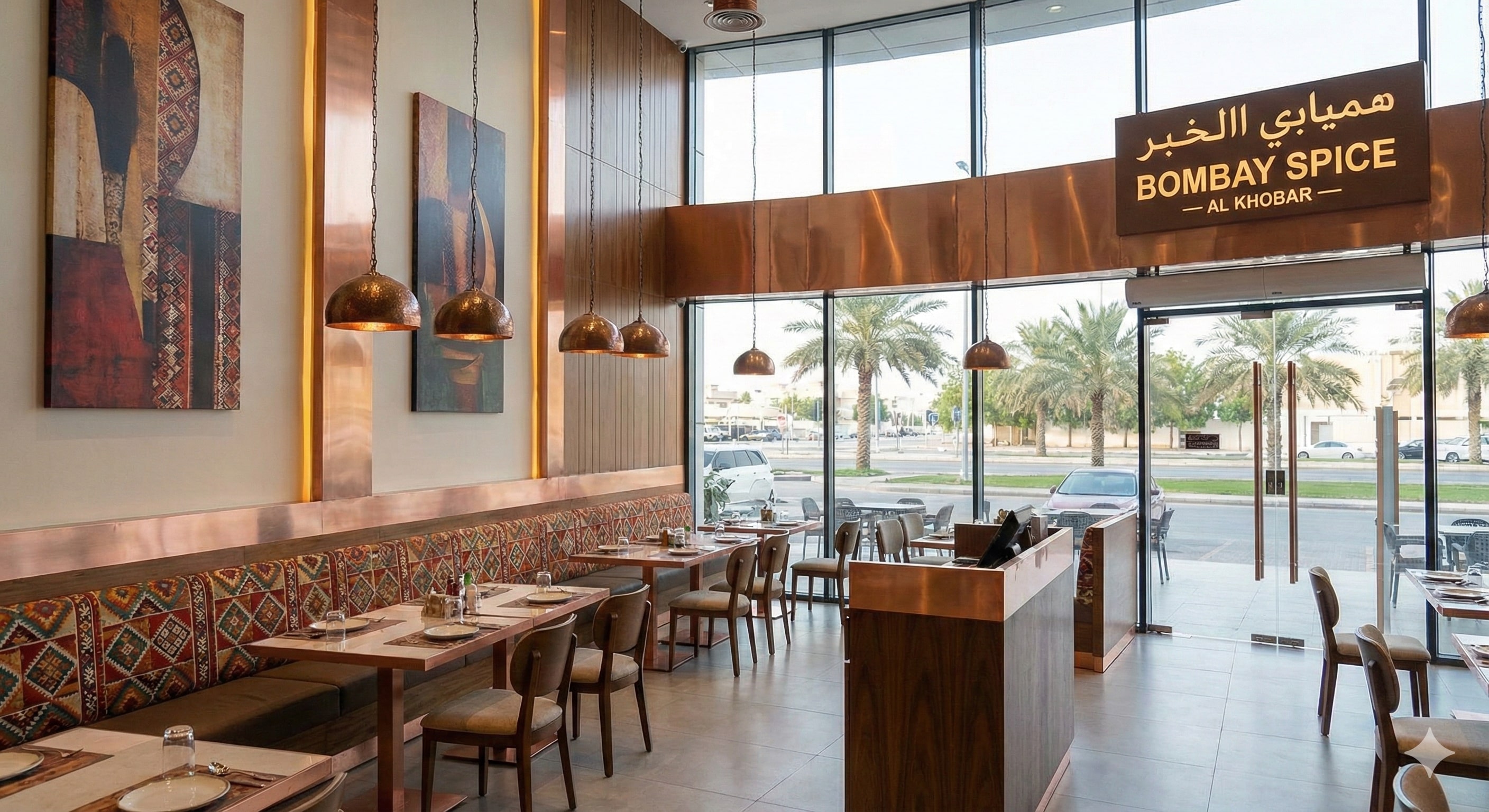 Elegant restaurant interior