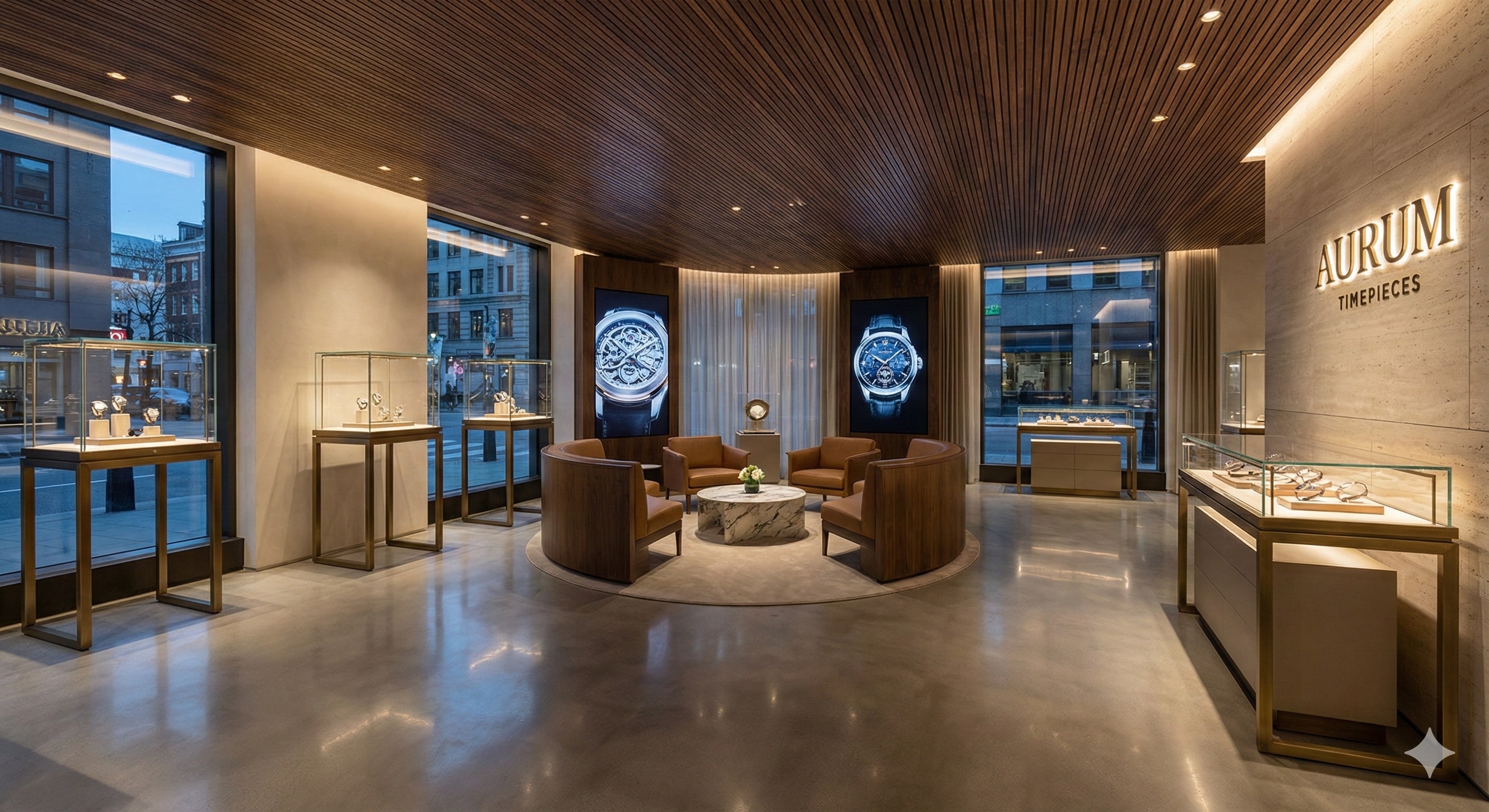 Luxury retail store interior