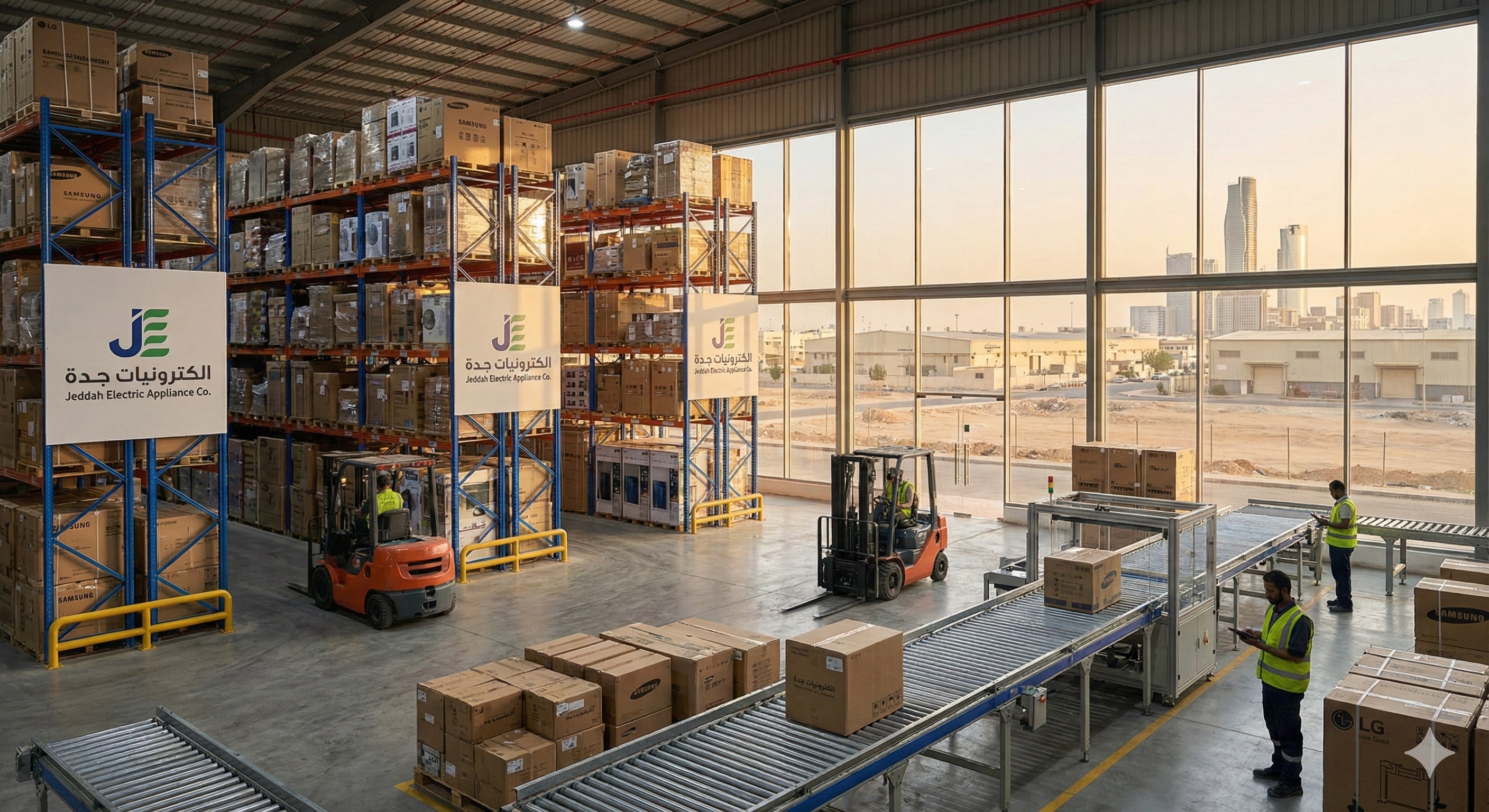 Optimized warehouse layout