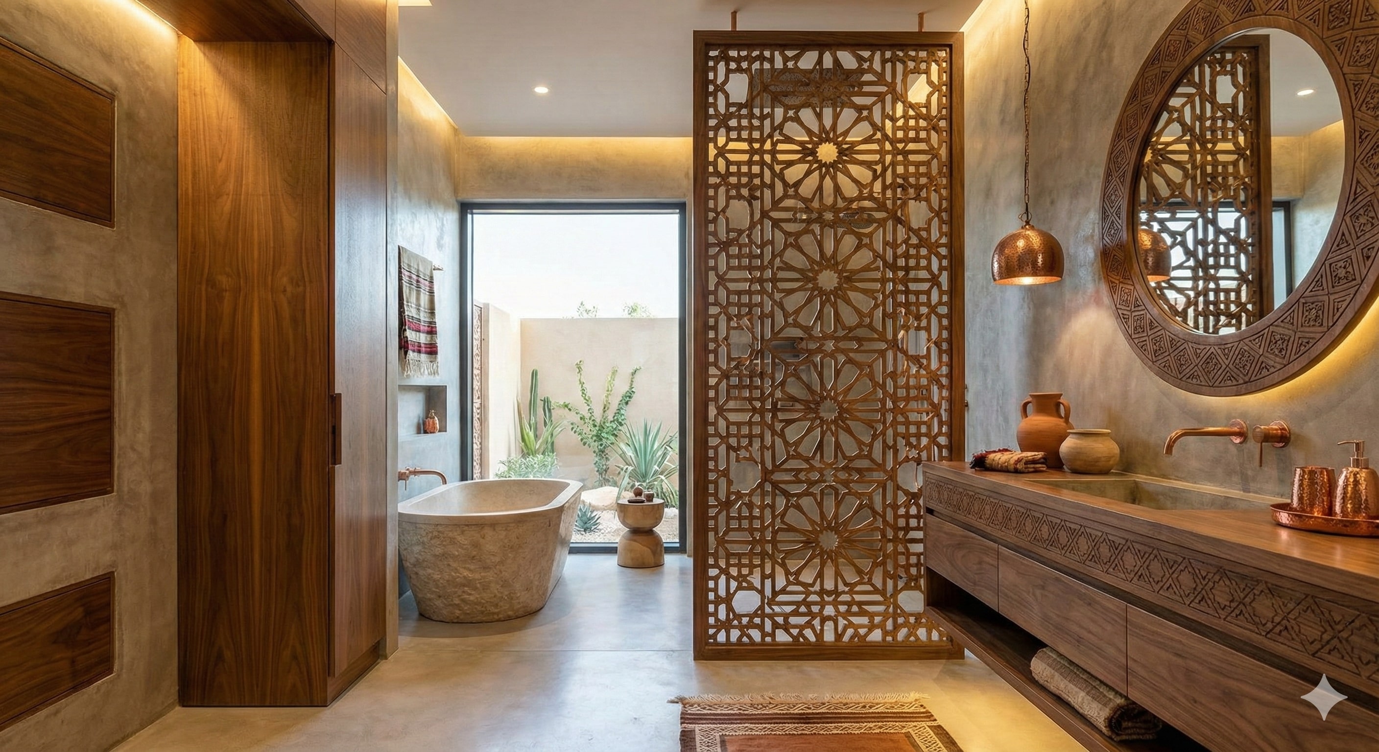 Wood Accent Bathroom