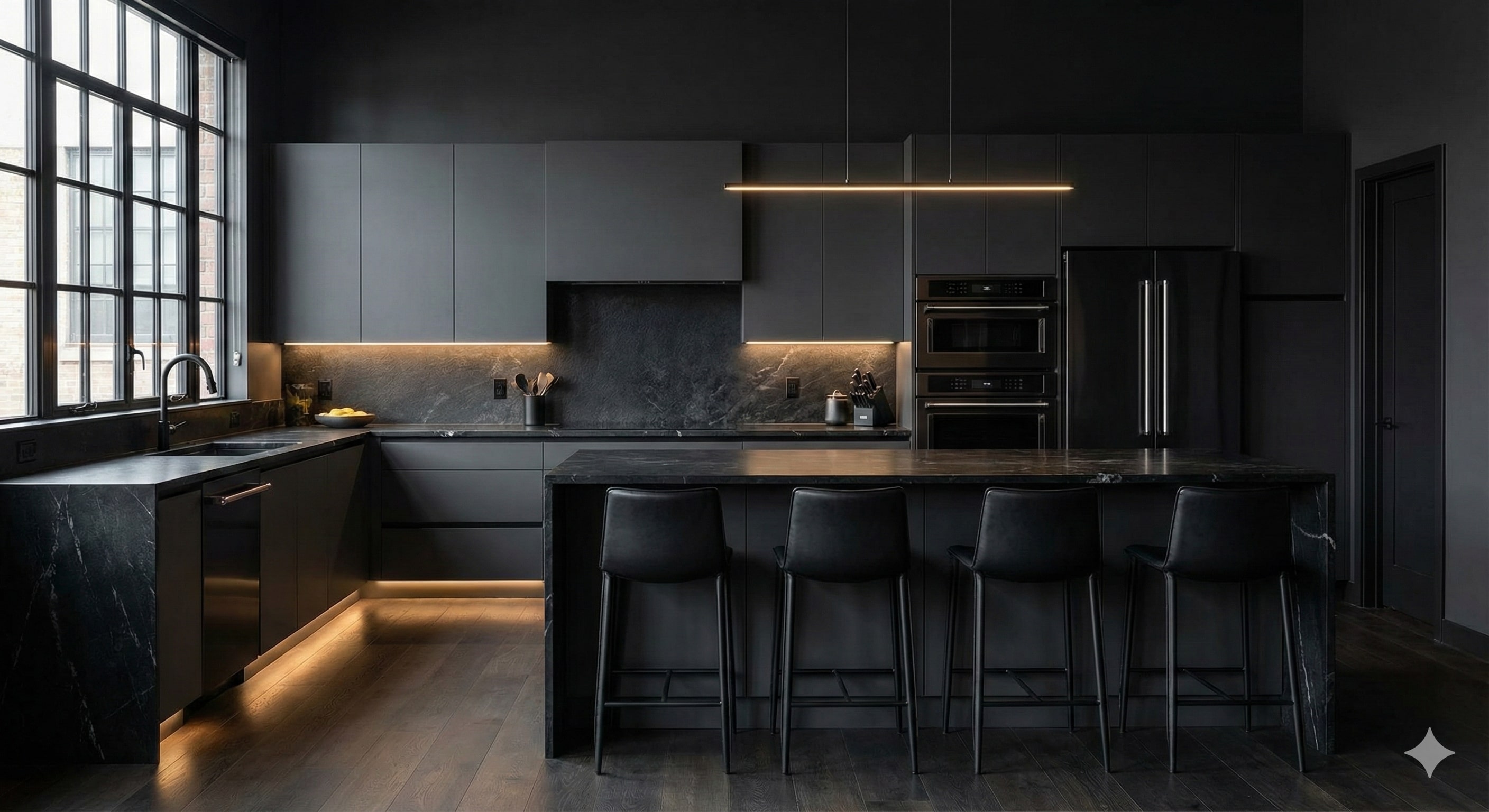 Dark Contemporary Kitchen