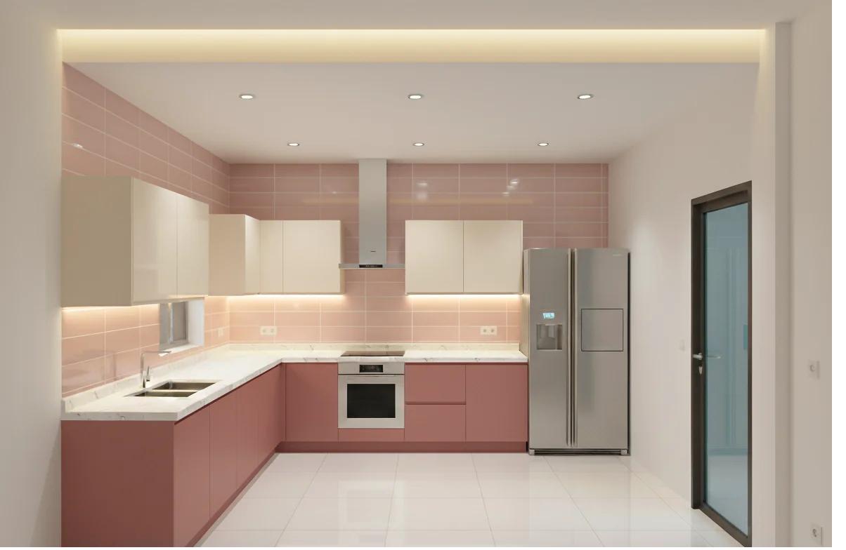 Contemporary modern kitchen design Saudi Arabia