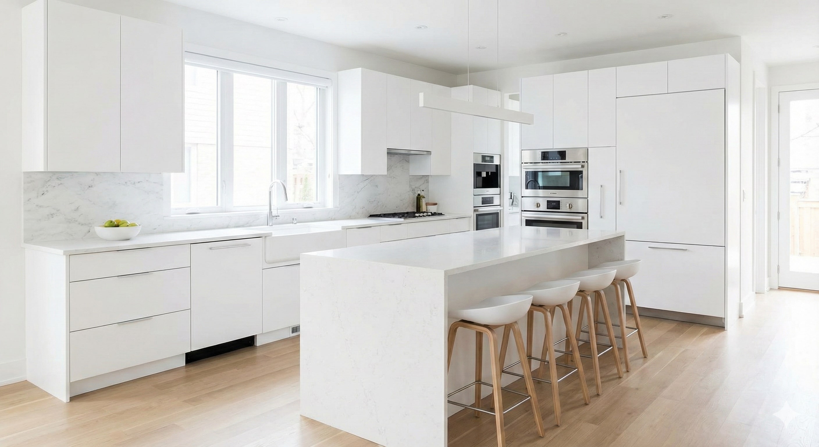 Modern White Kitchen