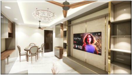 Sophisticated Living Area